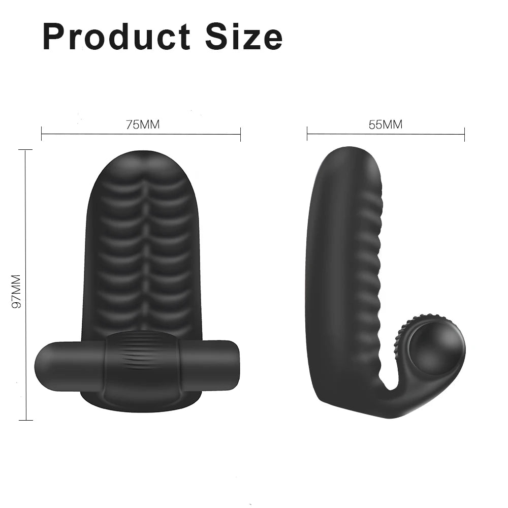 Silicone Finger Vibrator