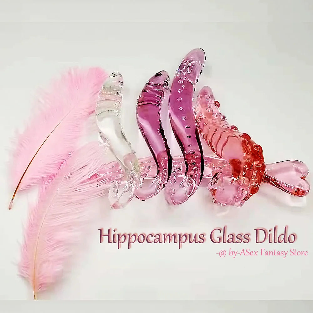 Pyrex Glass Hippocampus Shape