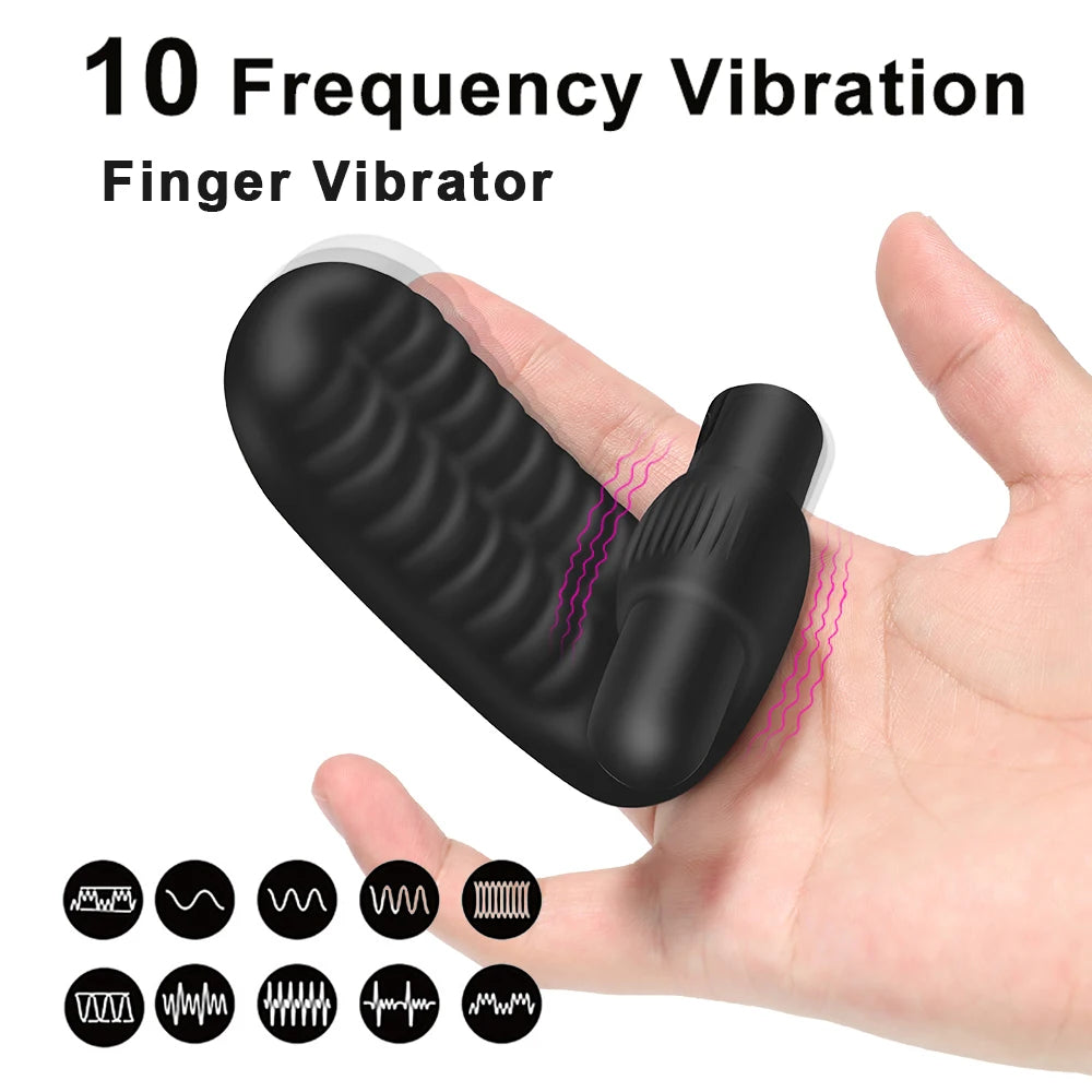 Silicone Finger Vibrator