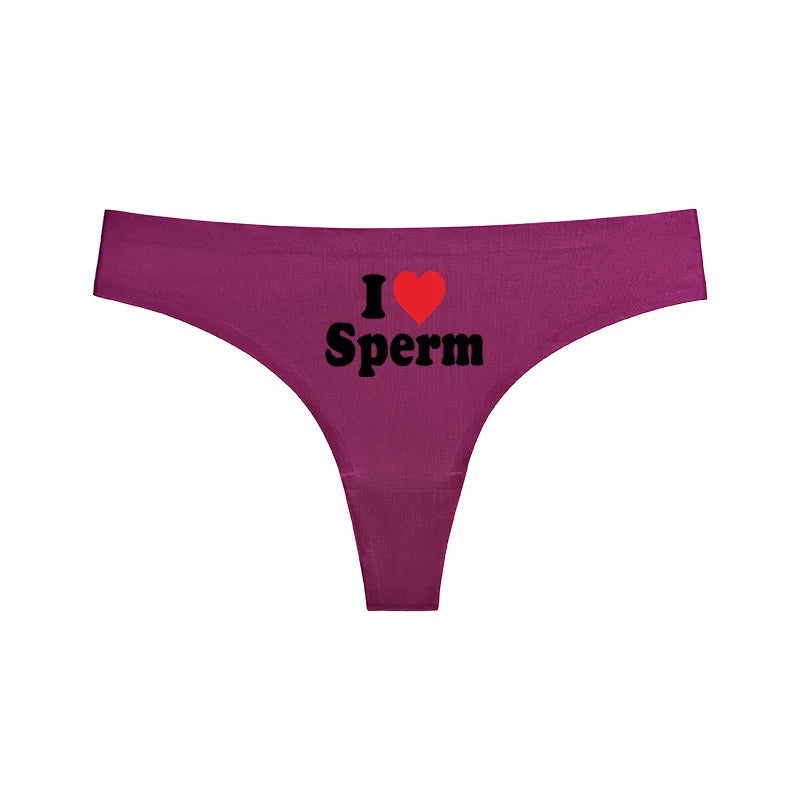 G-String: I LOVE SPERM