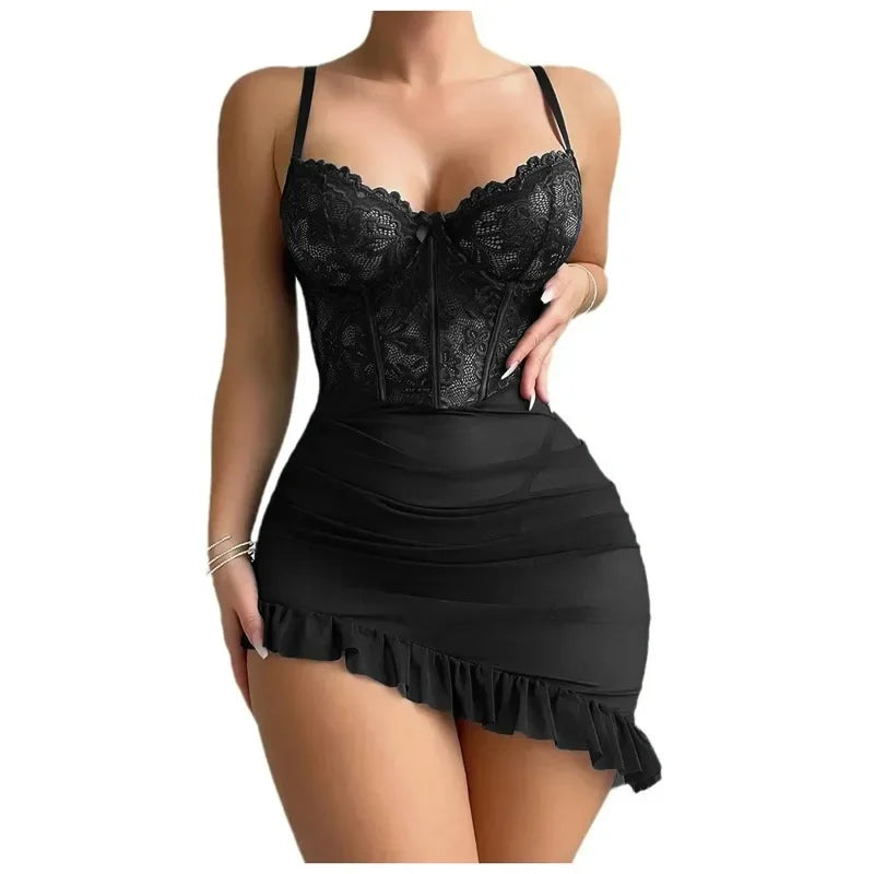 Transparent Lace Nightdre