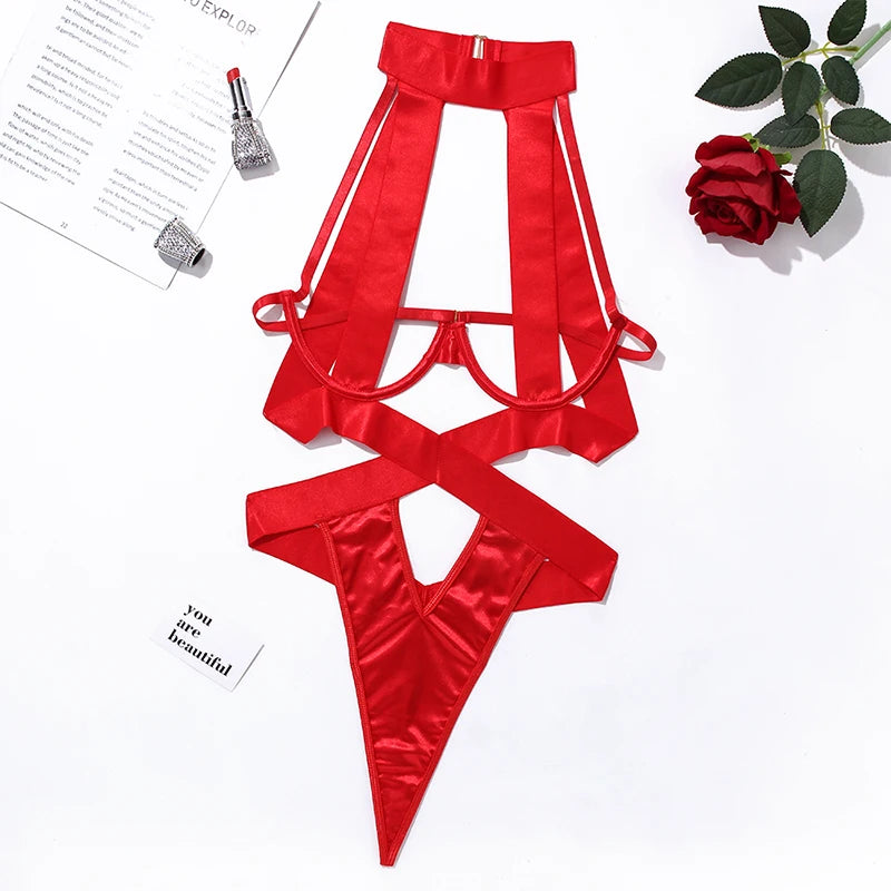 Sexy Halter Lingerie Bandage