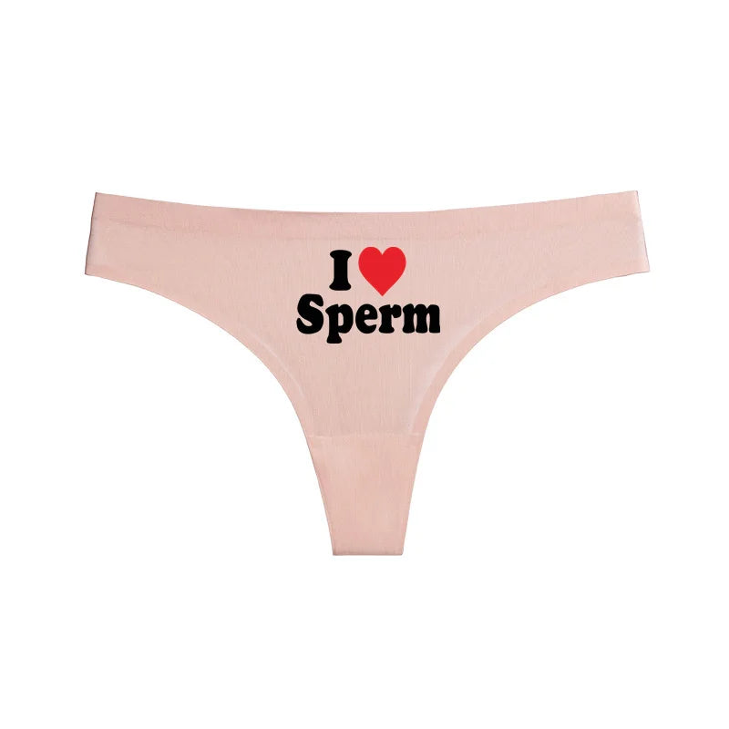 G-String: I LOVE SPERM