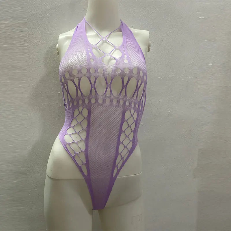 Open Back Lace Sheer