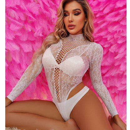 Open Back Lace Sheer