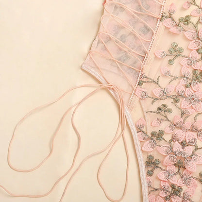 Lace See Through Bodysuit