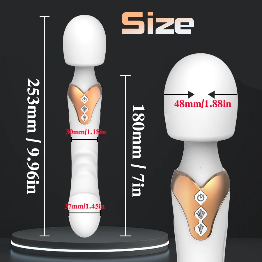 2 in1 Powerful Vibrator Dildos